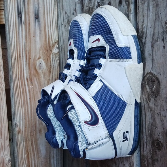 2005 Nike lebron zoom 2 mid night navy - Picture 7 of 10